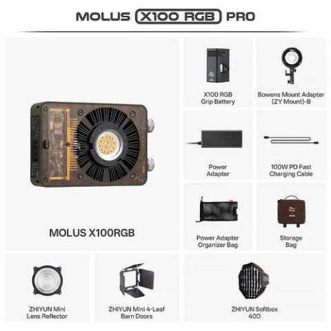 Zhiyun Molus LED X100RGB Pro Cob Light [4]