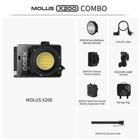 Zhiyun Molus LED X200 Bi-Color Cob Light Combo [2]