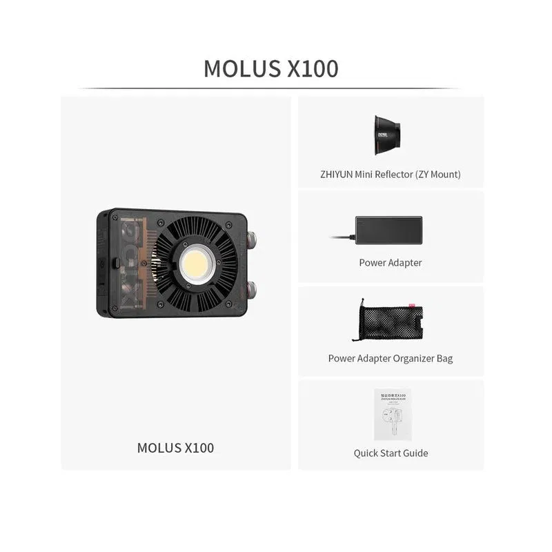 Zhiyun MOLUS X100 Bi-Color Pocket LED [4]