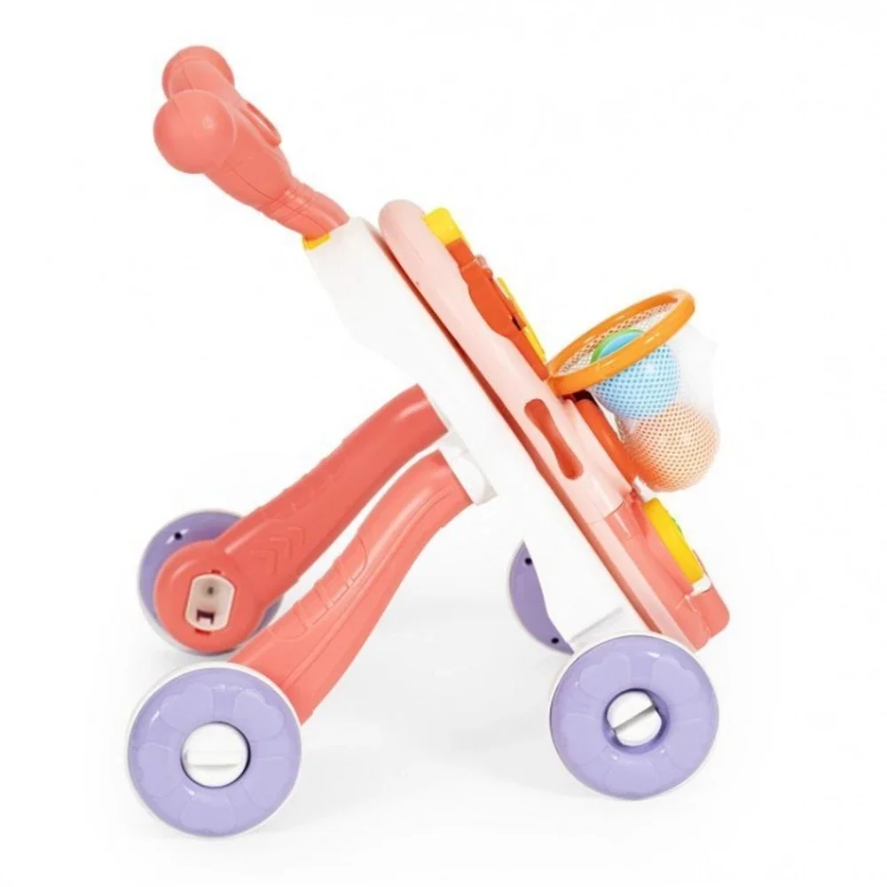 Antemergator educational 2 in 1 Huanger - Alb cu roz 12 luni+ [4]