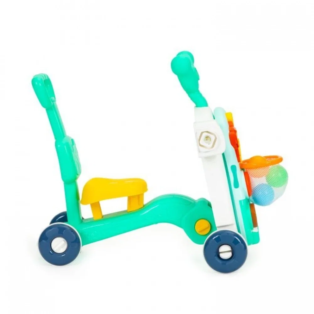 Antemergator educational 4 in 1 (antemergator, masuta, trotineta, bicicleta) Huanger - Verde 12 luni+ [8]
