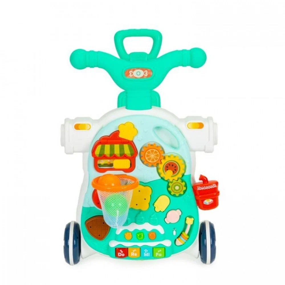 Antemergator educational 4 in 1 (antemergator, masuta, trotineta, bicicleta) Huanger - Verde 12 luni+ [9]