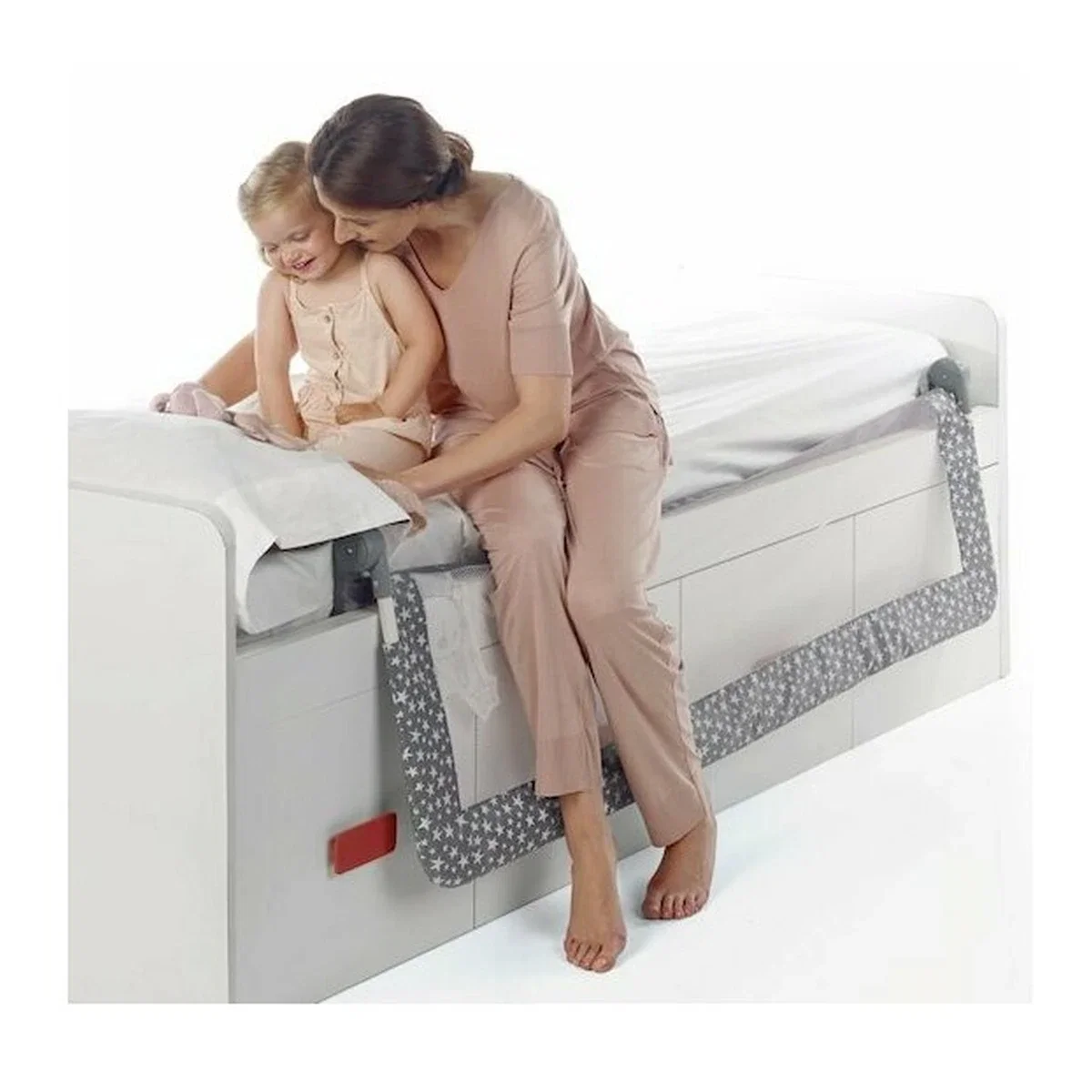 Aparatoare pat, Jane, Cama, 150x58 cm, Cu saculet de depozitare, Star 18 luni [2]