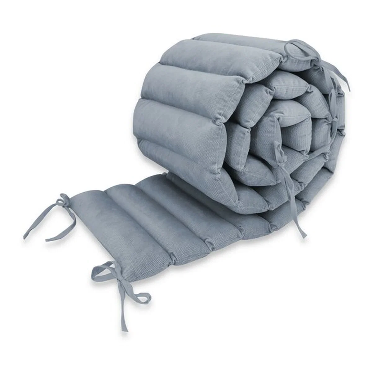 Aparatoare pentru patut, MimiNu, Tip panou, Pentru patut, Lungime 180 cm, Din catifea, Jeans 0 luni+ [1]
