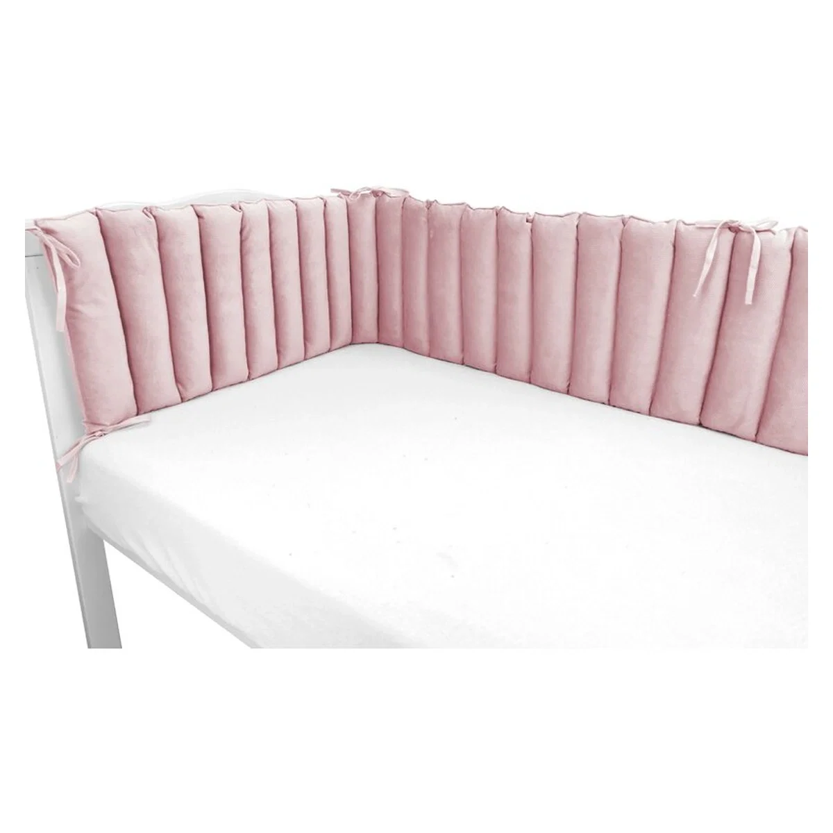 Aparatoare pentru patut, MimiNu, Tip panou, Pentru patut, Lungime 180 cm, Din catifea, Raspberry 0 luni+ [2]
