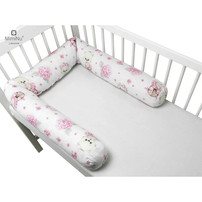 Aparatoare tip rulou pentru patut, L180 cm, Pink Ballerina MimiNu [1]