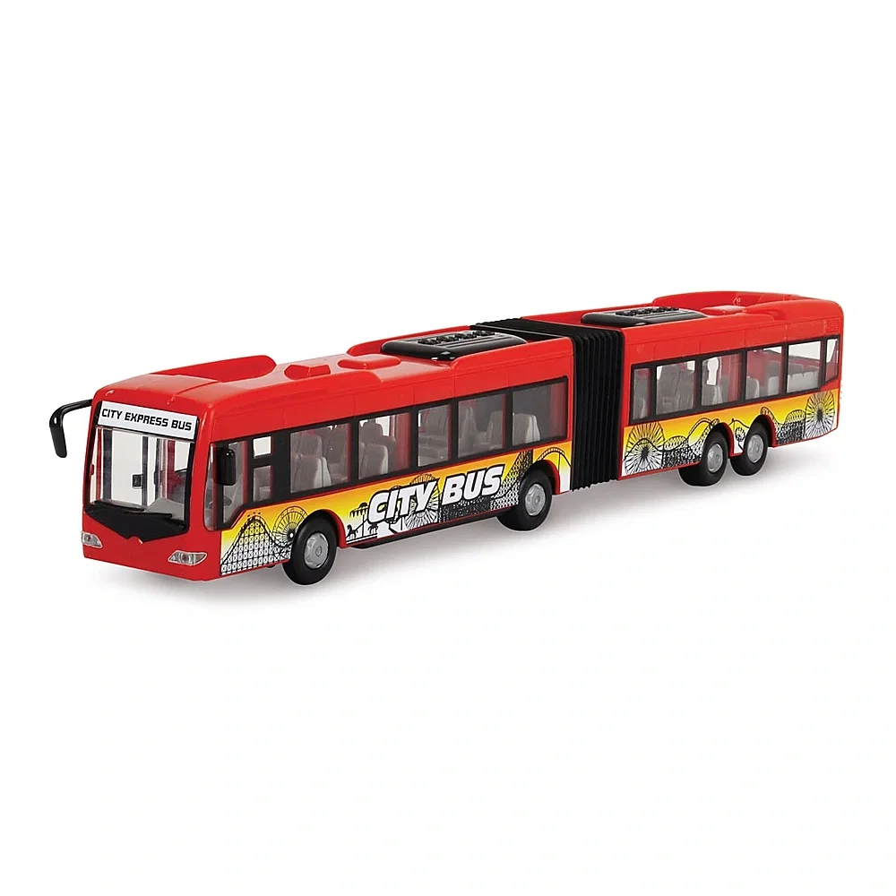 Autobuz Dickie Toys City Express Bus rosu 3 ani + [2]