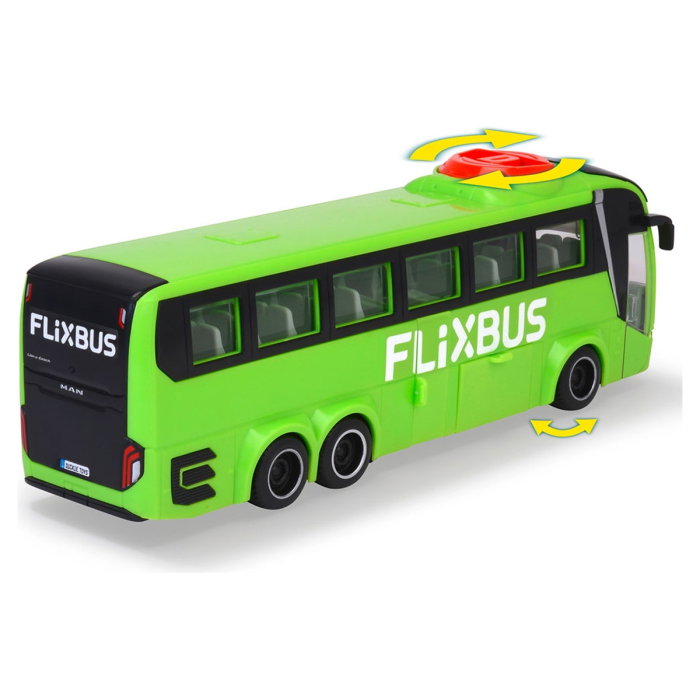Autobuz Dickie Toys MAN Lion's Coach 26,5 cm Flixbus verde 3 ani + [2]