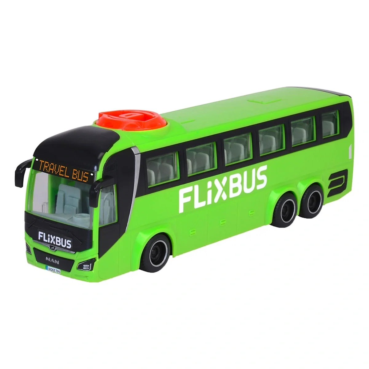 Autobuz Dickie Toys MAN Lion's Coach 26,5 cm Flixbus verde 3 ani + [1]