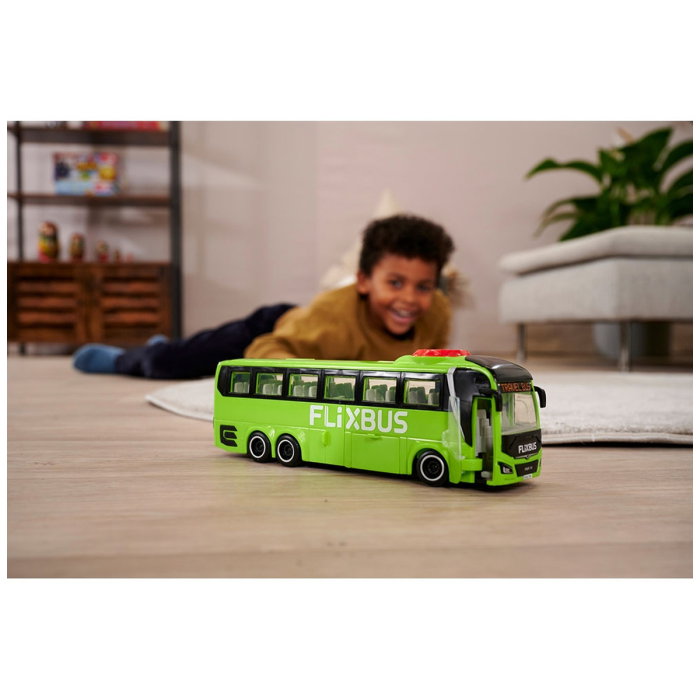Autobuz Dickie Toys MAN Lion's Coach 26,5 cm Flixbus verde 3 ani + [5]
