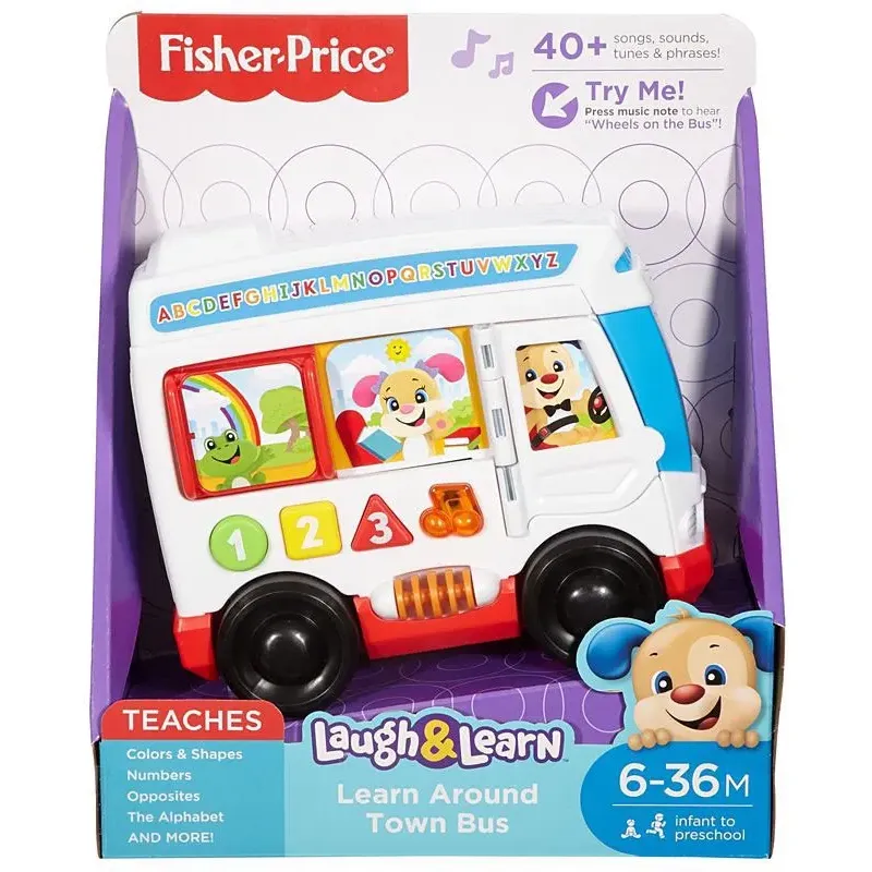 Autobuzul cu lumini si sunete Laugh&Learn - Fisher Price 6 luni [2]
