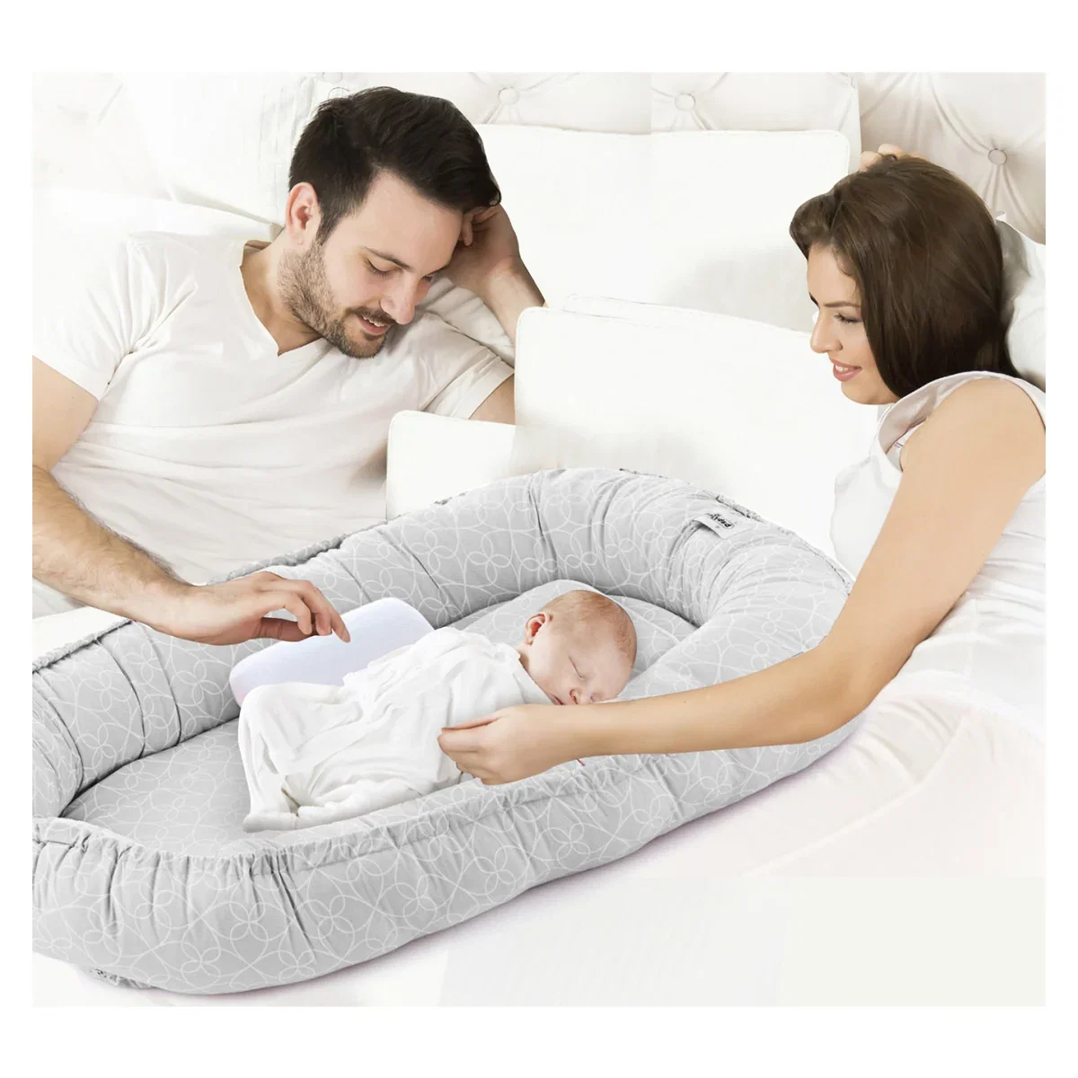 BabyNest BabyJem Between parents Gri 6 luni [3]