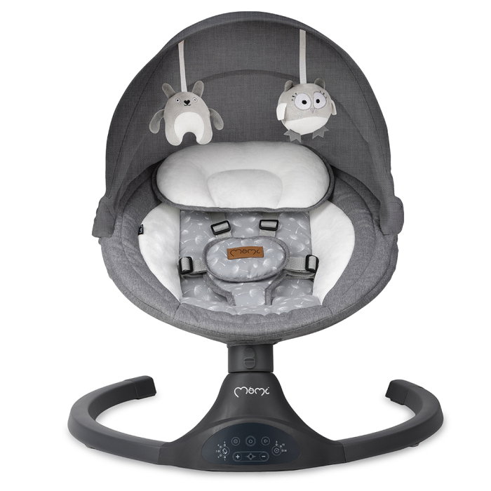 Balansoar electric MoMi Lami, Dark Grey [4]