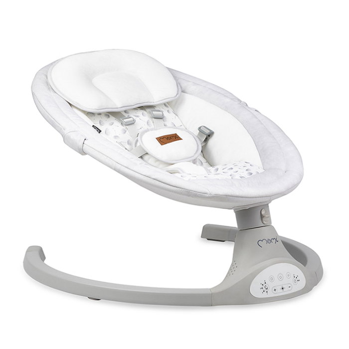 Balansoar electric MoMi Lami, Light Grey [4]