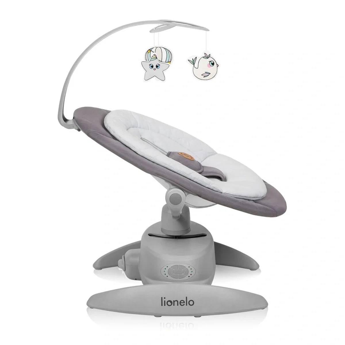 Balansoar, Lionelo, Mell, 2 in 1, Rotire 360 grade, Electric, Cu 3 moduri de leganare, Cu 5 trepte de viteza, Cu 3 [10]