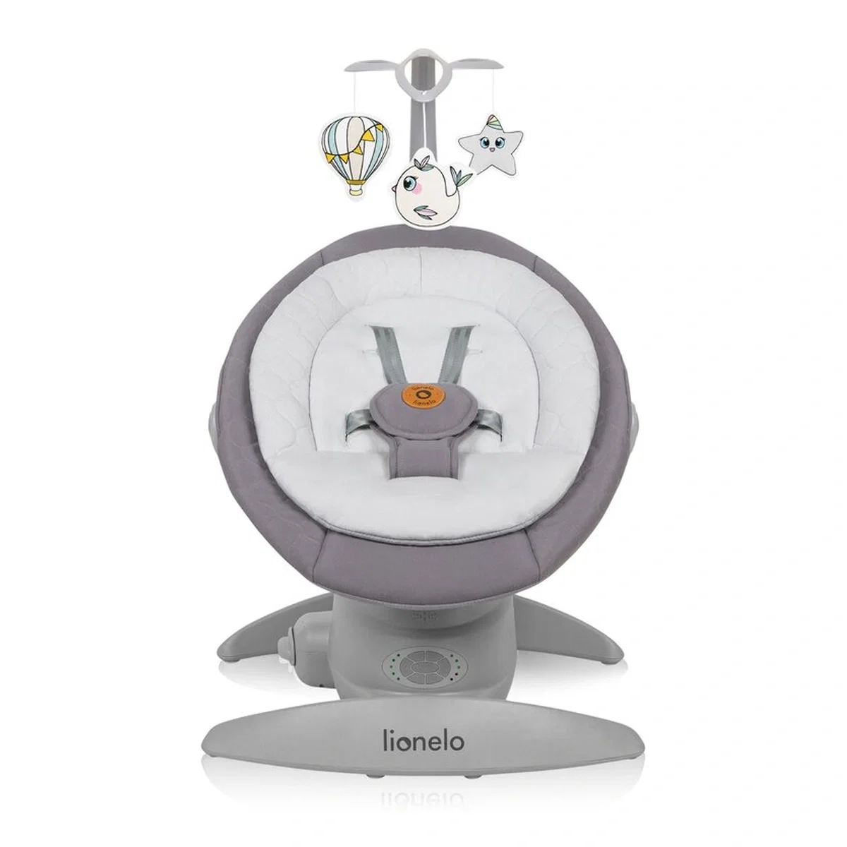 Balansoar, Lionelo, Mell, 2 in 1, Rotire 360 grade, Electric, Cu 3 moduri de leganare, Cu 5 trepte de viteza, Cu 3 [3]