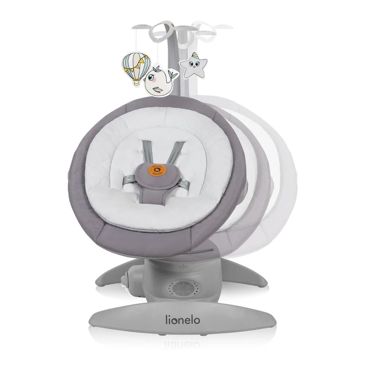 Balansoar, Lionelo, Mell, 2 in 1, Rotire 360 grade, Electric, Cu 3 moduri de leganare, Cu 5 trepte de viteza, Cu 3 [5]
