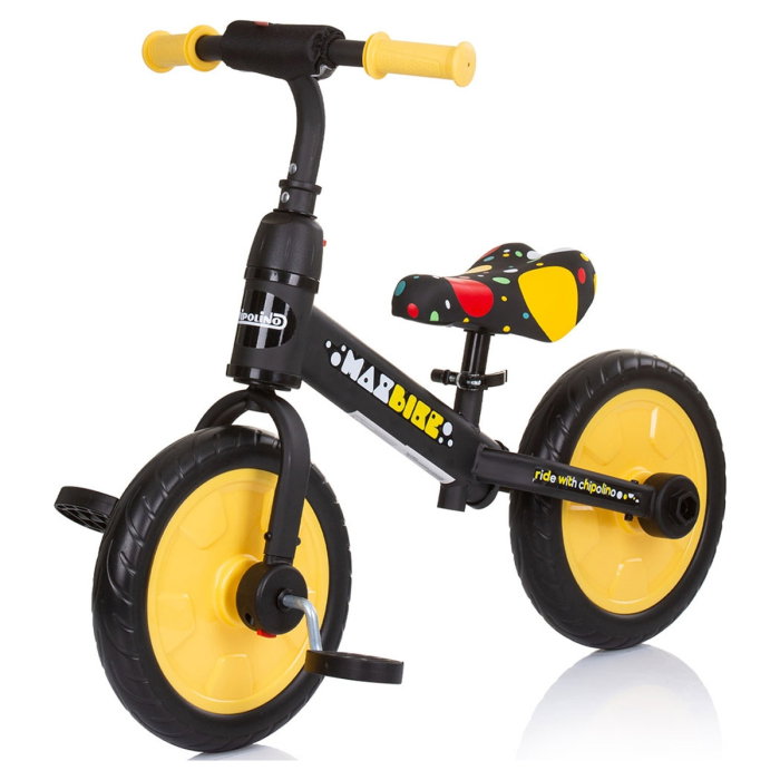 Bicicleta 2 in 1 Chipolino Max Bike yellow 3 ani [2]