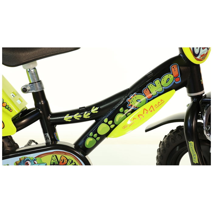 Bicicleta copii 12", 3-5 ani, Dino Bikes Dinosaur [5]
