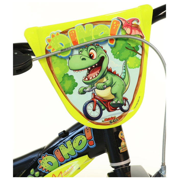 Bicicleta copii 12", 3-5 ani, Dino Bikes Dinosaur [4]