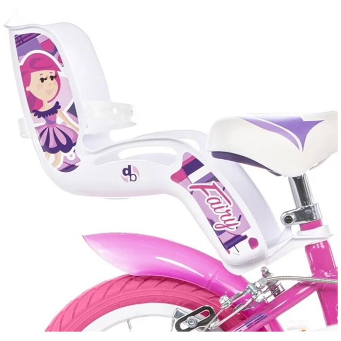 Bicicleta copii 12", 3-5 ani, Dino Bikes roz [5]