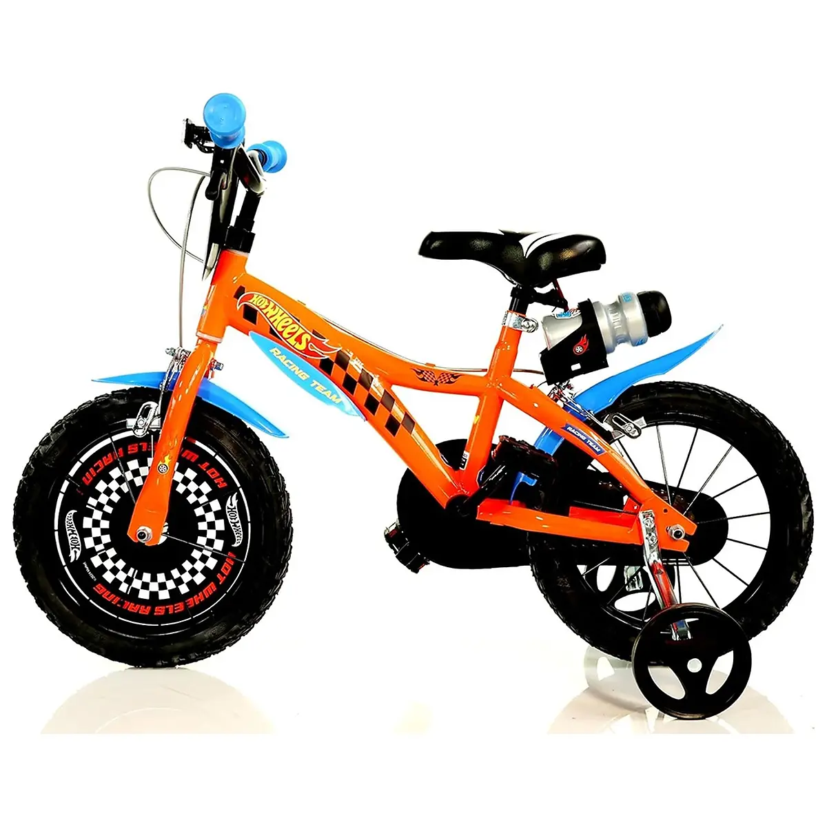 Bicicleta copii 14", 4-7 ani, Dino Bikes Hot Wheels [2]