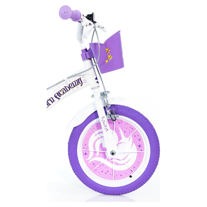 Bicicleta copii Dino Bikes 16' Unicorn Academy 6-8 ani [4]