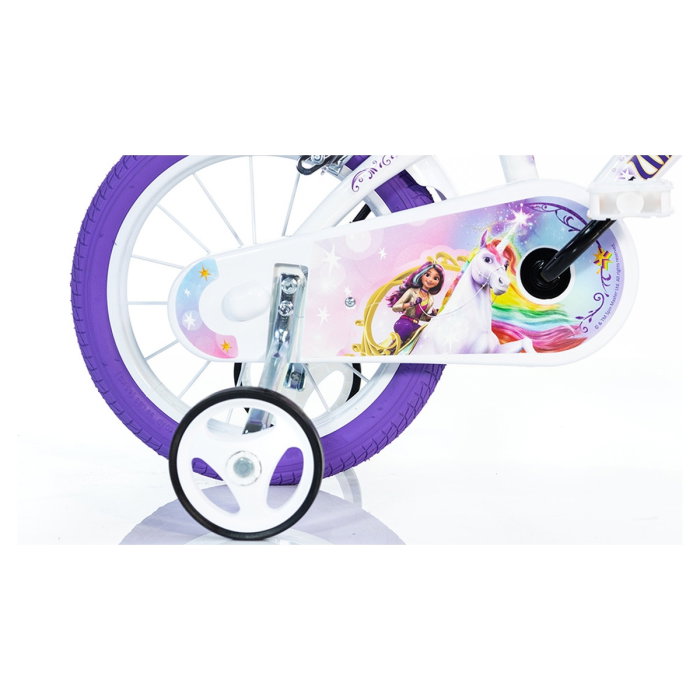 Bicicleta copii Dino Bikes 16' Unicorn Academy 6-8 ani [5]