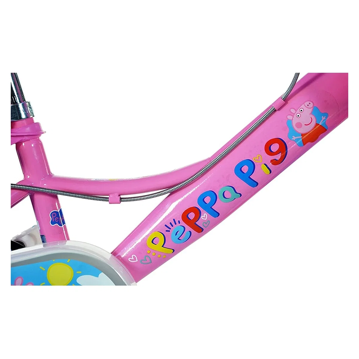 Bicicleta copii Dino Bikes 12' Peppa Pig 5 ani [4]