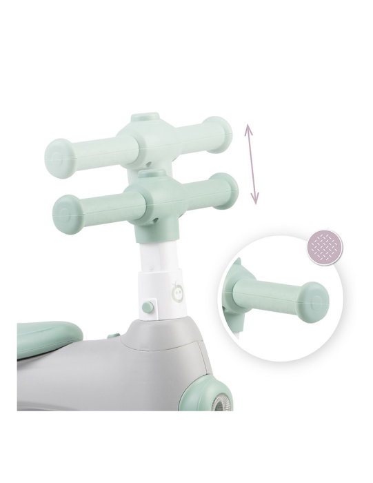 Bicicleta cu lumini, sunet si difuzor de balonase, 2 ani+, Momi Tobis - Grey [4]