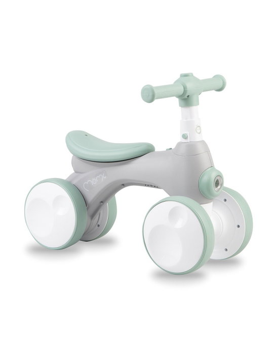Bicicleta cu lumini, sunet si difuzor de balonase, 2 ani+, Momi Tobis - Grey [1]