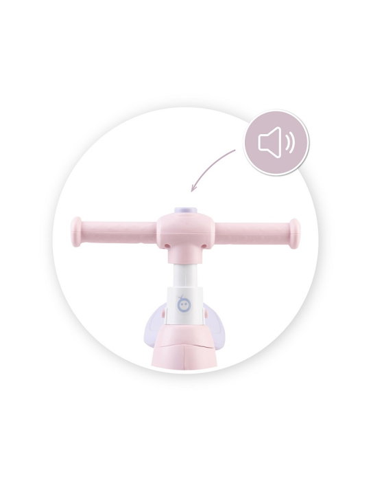 Bicicleta cu lumini, sunet si difuzor de balonase, 2 ani+, Momi Tobis - Pink [5]