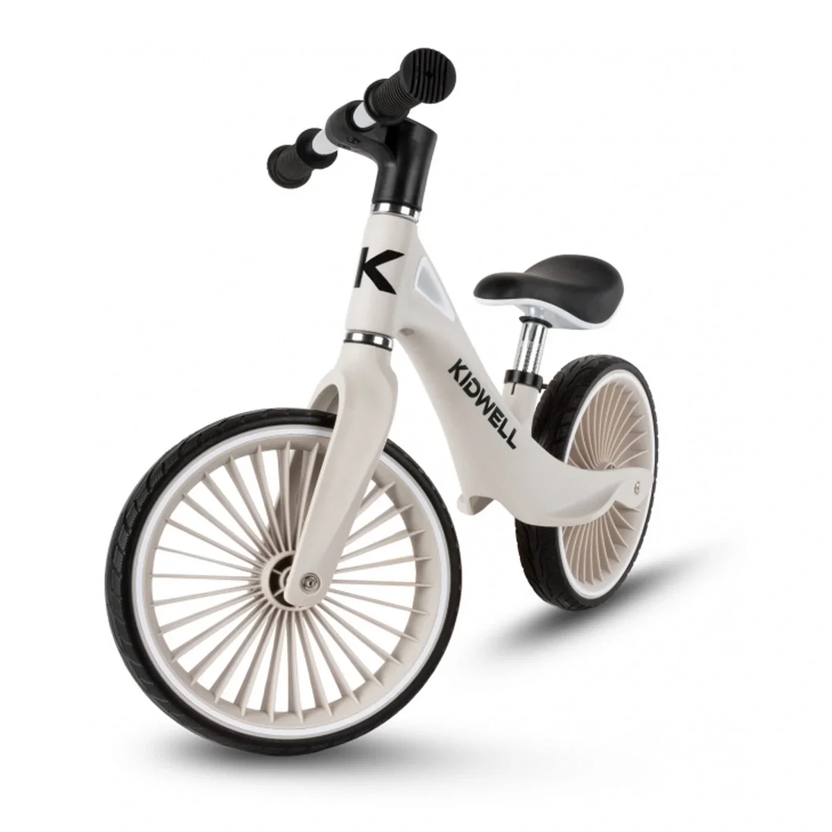 Bicicleta fara pedale, cadru nailon, roti PU, Kidwell NIX - Gri 2 ani+ [2]