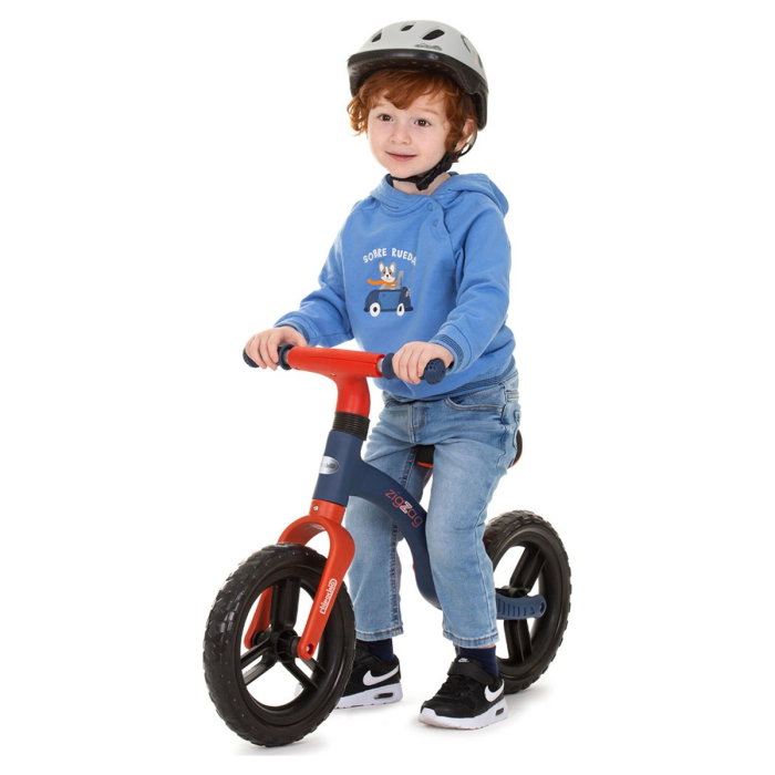 Bicicleta fara pedale Chipolino Zig Zag, Blue red 3 ani [4]
