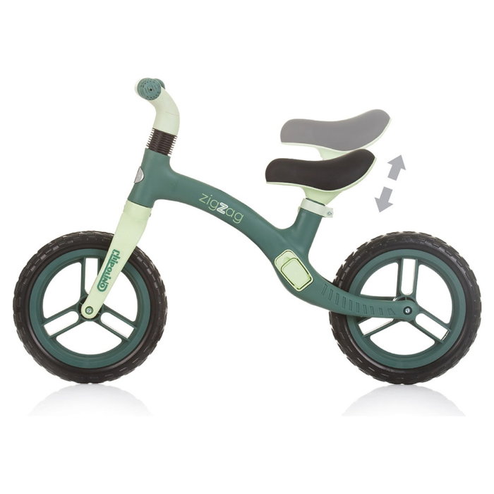 Bicicleta fara pedale Chipolino Zig Zag, Green 3 ani [3]