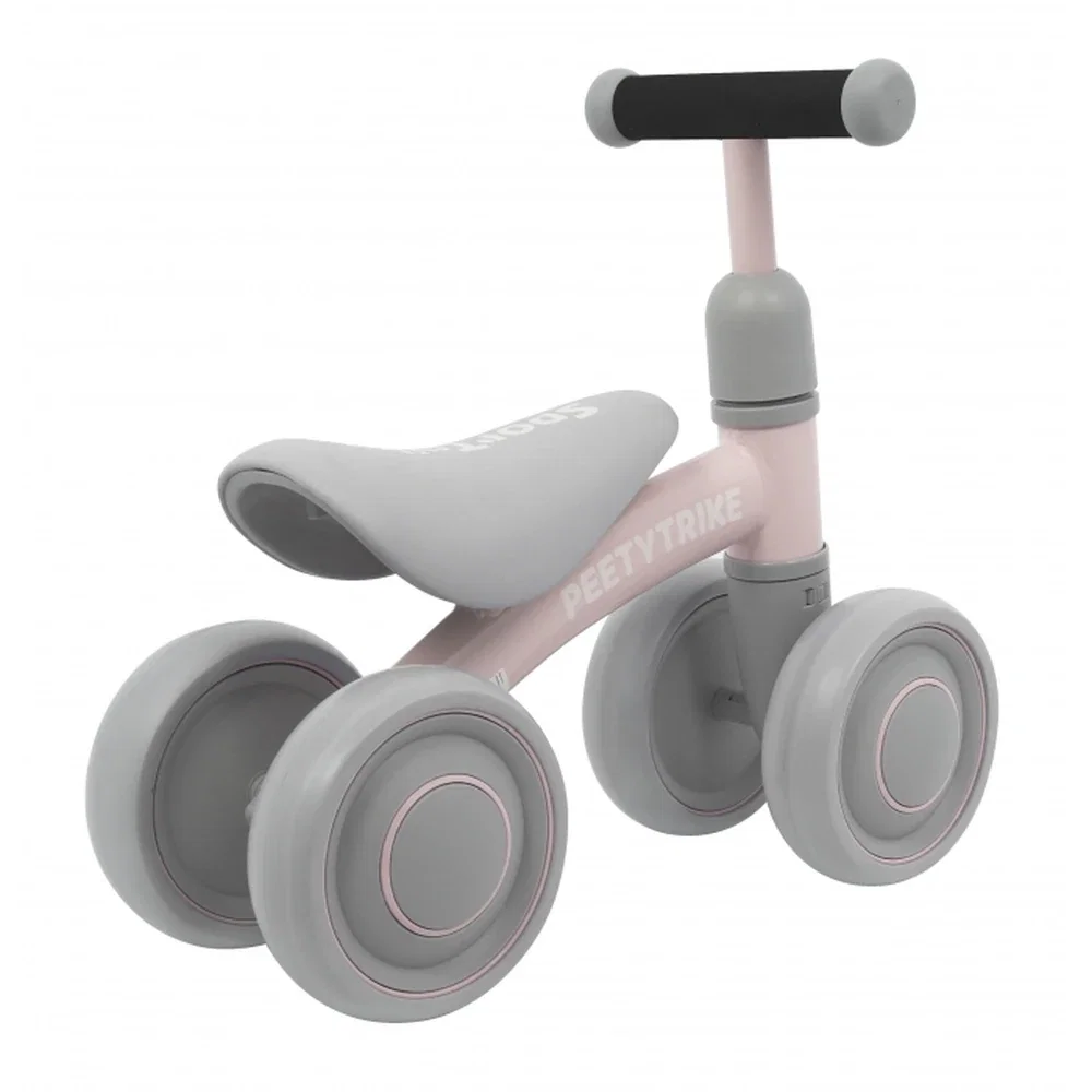 Bicicleta fara pedale cu 4 roti din plastic SporTrike - Roz 1 an+ [9]