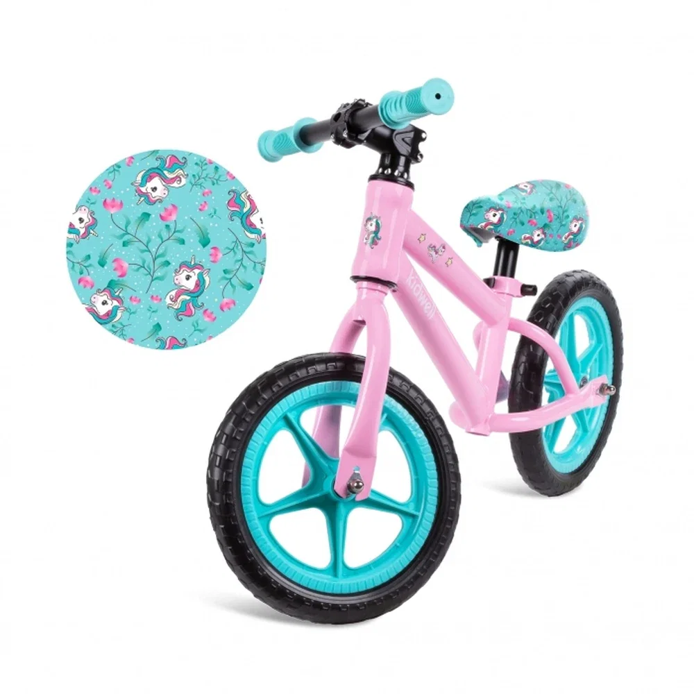 Bicicleta fara pedale cu roti din spuma EVA Unicorn Kidwell 3 ani+ [2]