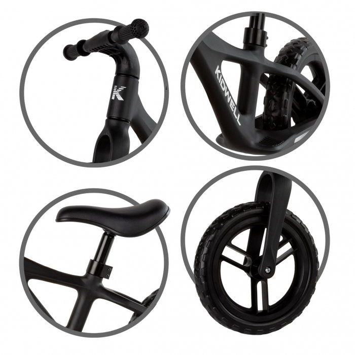 Bicicleta fara pedale Kidwell JOGO - Black [4]