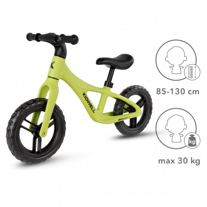 Bicicleta fara pedale Kidwell JOGO - Lime [5]