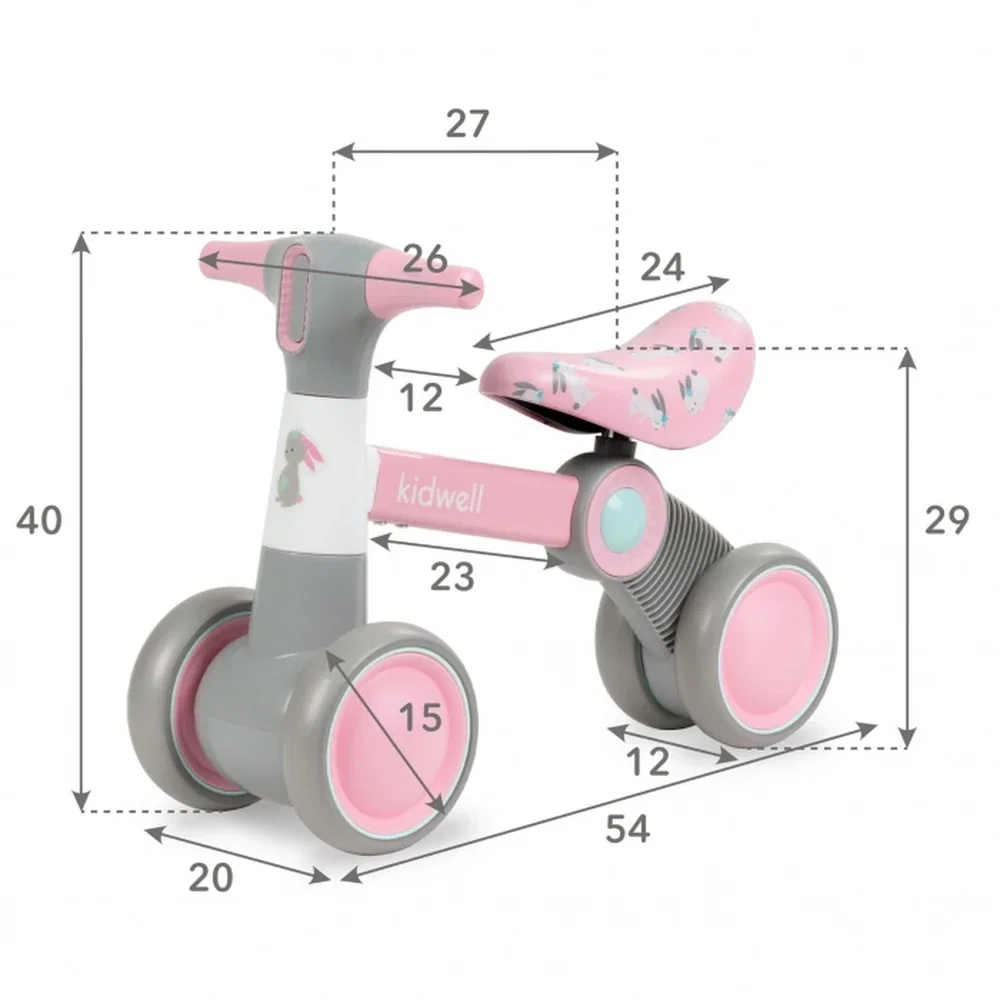 Bicicleta fara pedale Kidwell PETITO Bunny 36 luni [5]