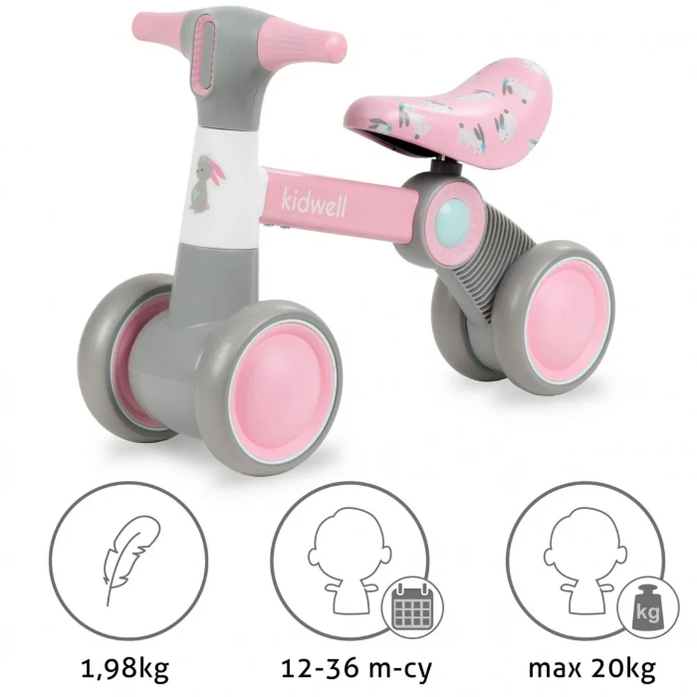 Bicicleta fara pedale Kidwell PETITO Bunny 36 luni [4]