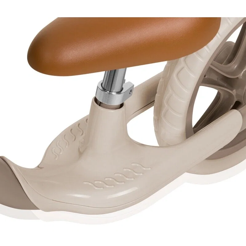Bicicleta fara pedale, Lionelo, Alex Plus, Usoara, Include cos depozitare si sonerie, 12 inch, Beige Sand 3 ani [6]