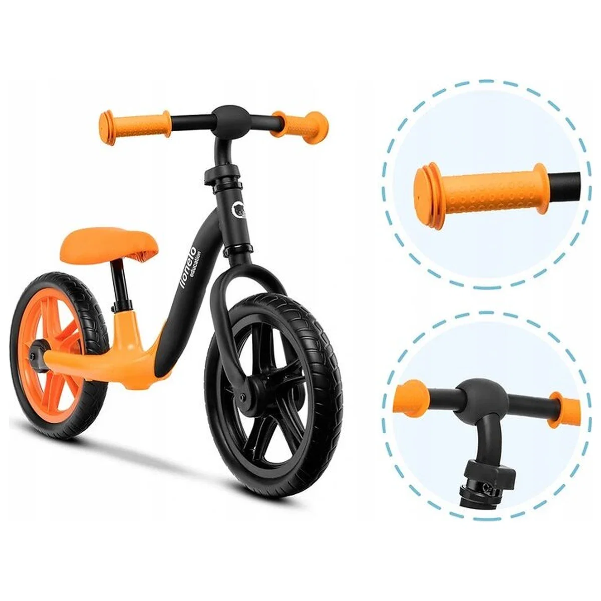 Bicicleta fara pedale, Lionelo, Alex, Usoara, Cu ghidon si sa reglabile, Greutate 3.3 Kg, Cu roti din spuma EVA, 12 [9]