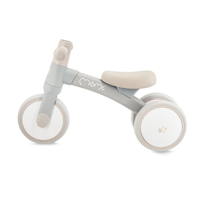 Bicicleta fara pedale Momi Tedi, usoara, stabila, manere anti-alunecare, de la 1 an, sustine pana la 25 kg - Grey [2]