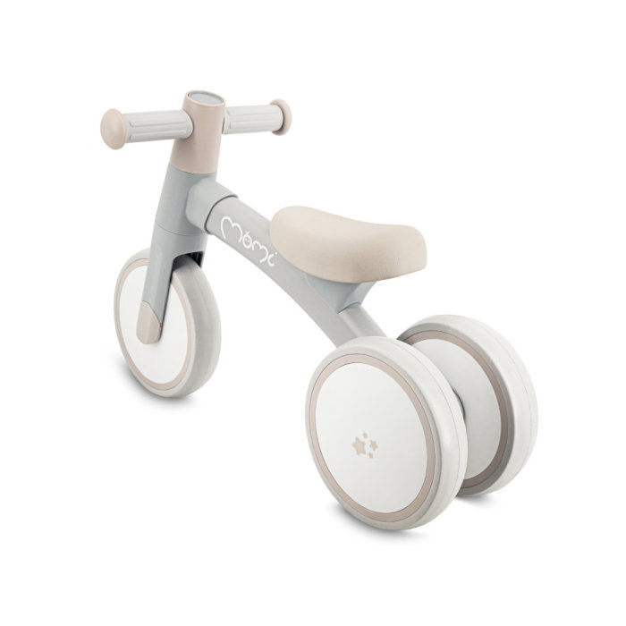 Bicicleta fara pedale Momi Tedi, usoara, stabila, manere anti-alunecare, de la 1 an, sustine pana la 25 kg - Grey [3]