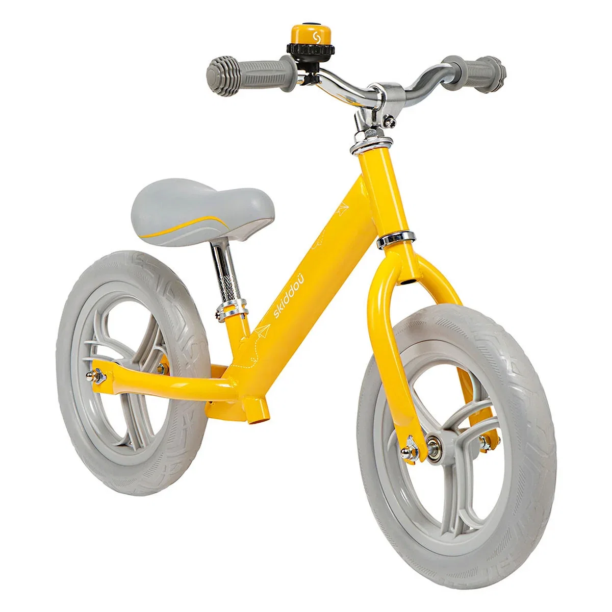 Bicicleta fara pedale Nils, Skiddou, Galben 2 ani [2]