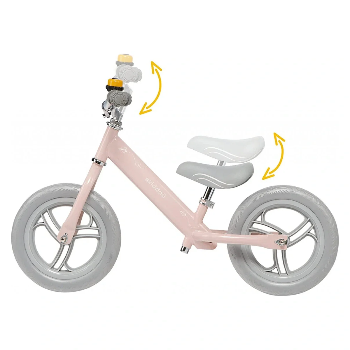 Bicicleta fara pedale Nils, Skiddou, Keep Pink, Roz 2 ani [9]