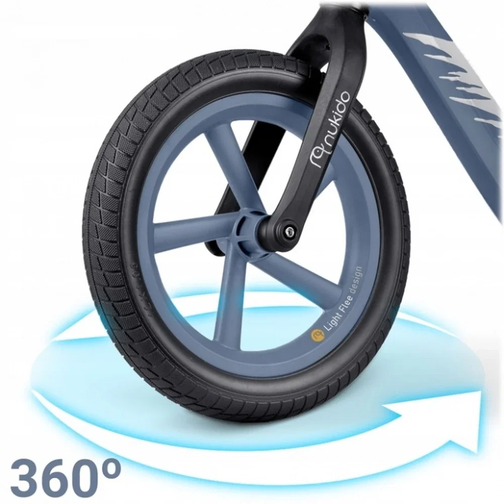 Bicicleta fara pedale , roti EVA, Light Flee Nukido - Bleumarin 2 ani+ [4]
