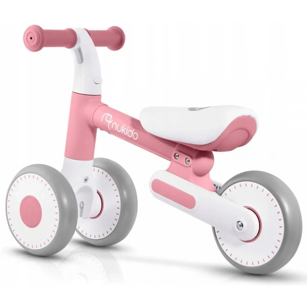 Bicicleta fara pedale , roti EVA, Nukido - Roz 1 an+ [8]