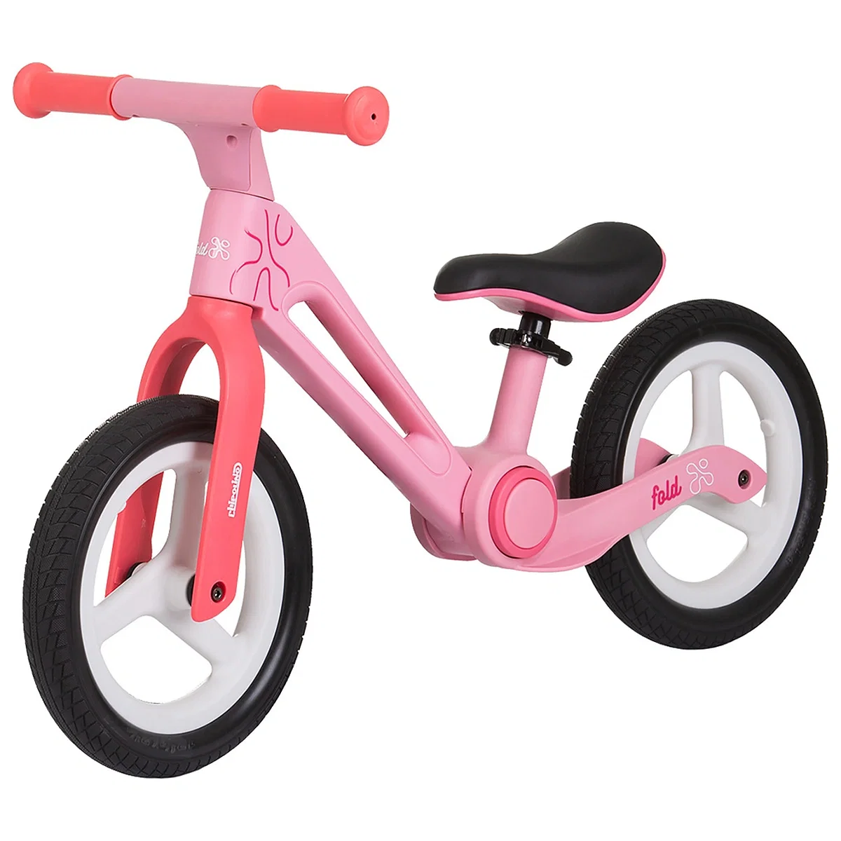 Bicicleta fara pedale pliabila Chipolino Fold X, Pink 2 ani [1]